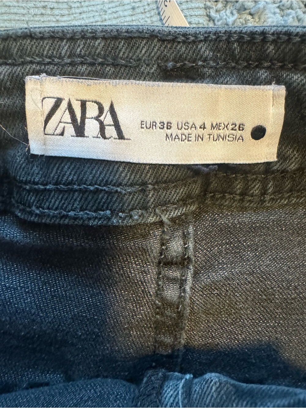 Zara Marine Straight Jeans in washed black - Picture 7 of 7